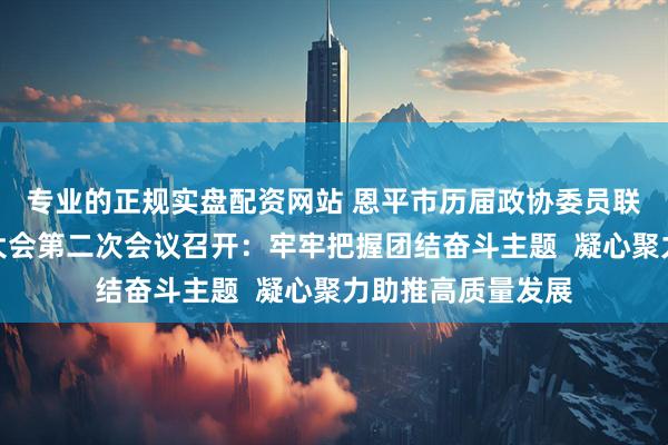 专业的正规实盘配资网站 恩平市历届政协委员联谊会第六届会员大会第二次会议召开：牢牢把握团结奋斗主题  凝心聚力助推高质量发展